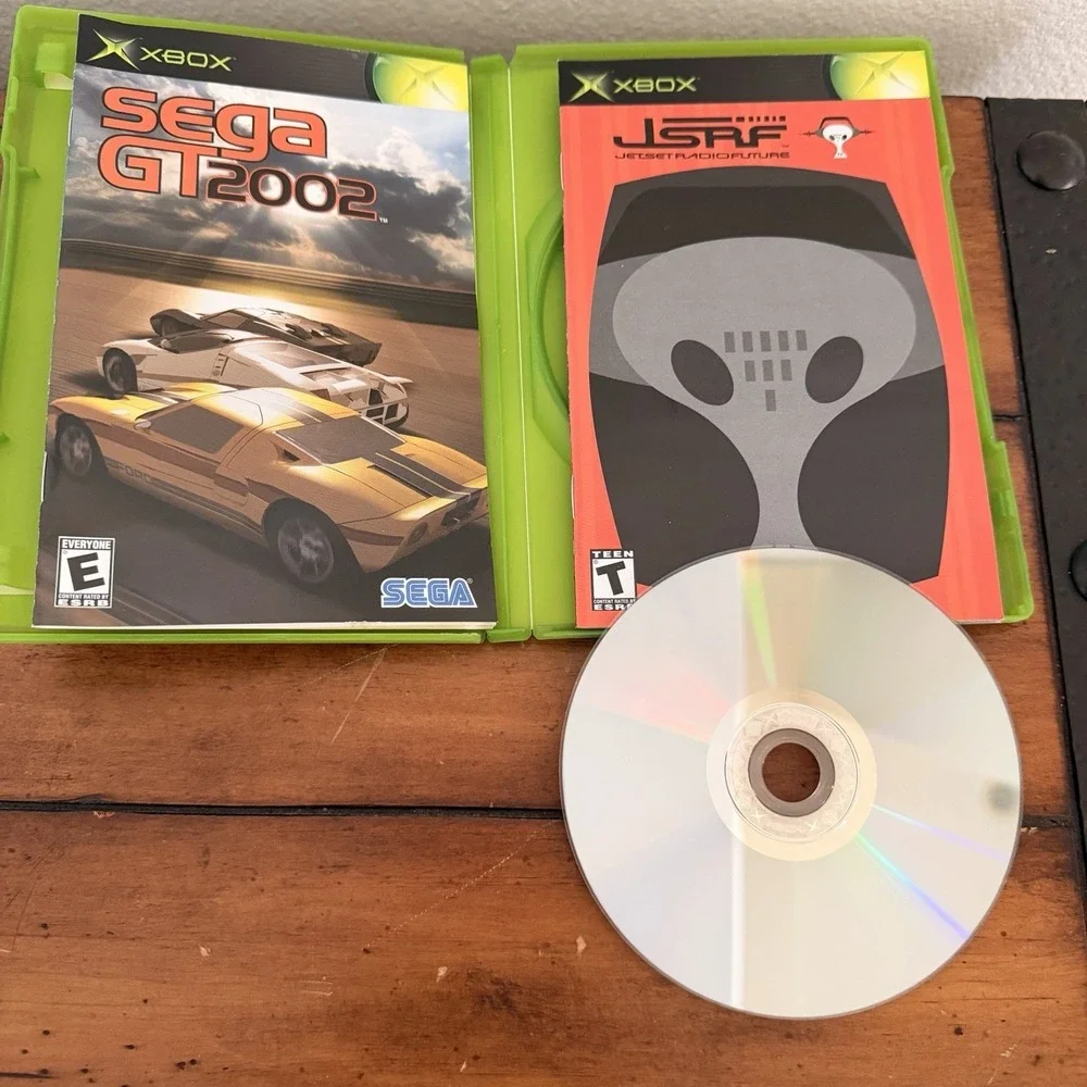 SEGA GT 2002 Jet Set Radio Future combo disk JSRF Original Xbox‎ Complete